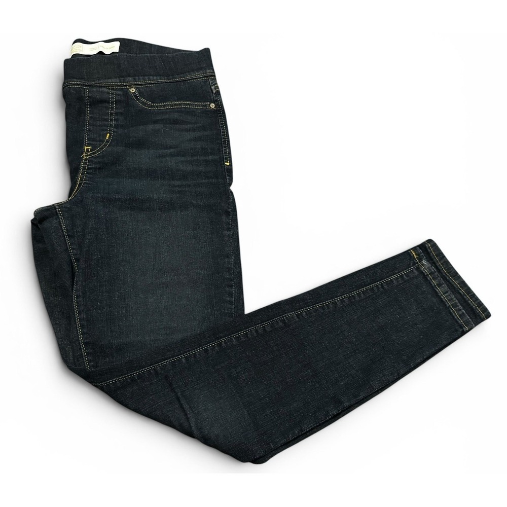 Levi's Signature Gold Pull On Skinny Jeans Women's 4M W27 L30 Dark Wash